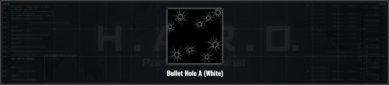 Clan-Mark Background Bullet Hole A White