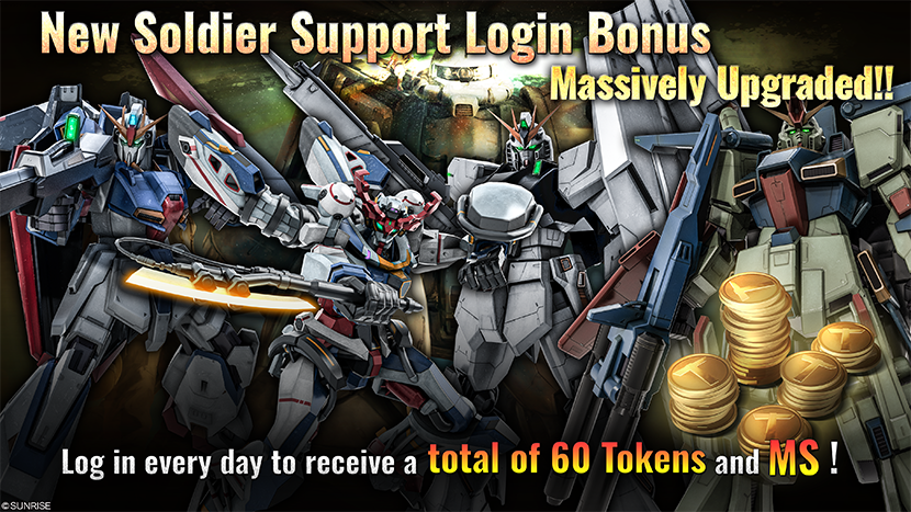 New Soldier Support Login Bonus
