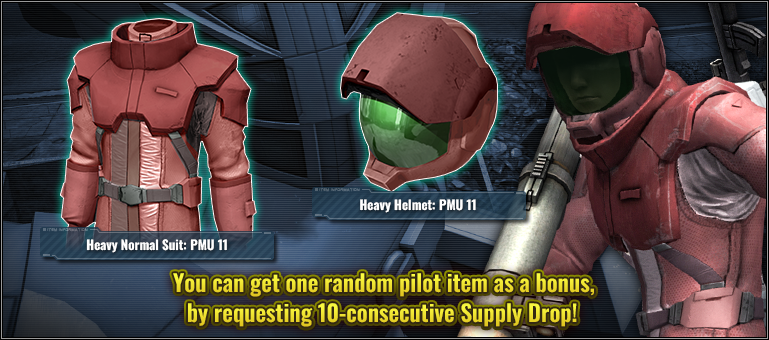 Bonus Heavy Normal Suit und Heavy Helmet PMU 11