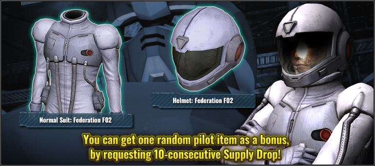 Bonus Federation F02 Anzug und Helm